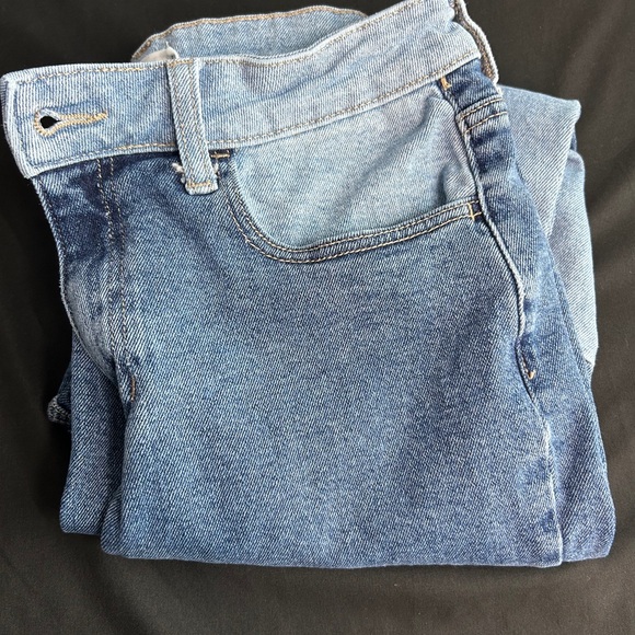 Cello Two-Tone Blue Wide Leg Jeans - Picture 10 of 10